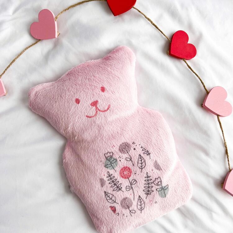 BÉKÉ BOBO | Grand Ours Thérapeutique pour 6 ans et plus - Rose