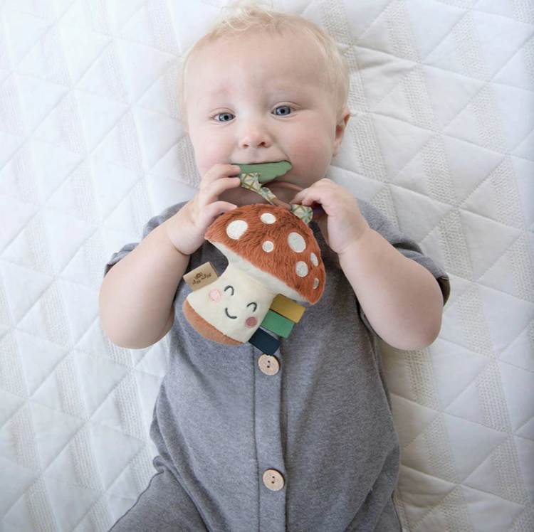 ITZY RITZY | Peluche + Anneau de Dentition - Champignon