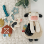ITZY RITZY | Coffret Cadeau Bitzy Busy - Peluche et jouet de dentition