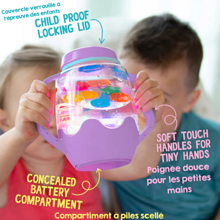 GLO PALS | Pot Lumineux Sensoriel - Violet