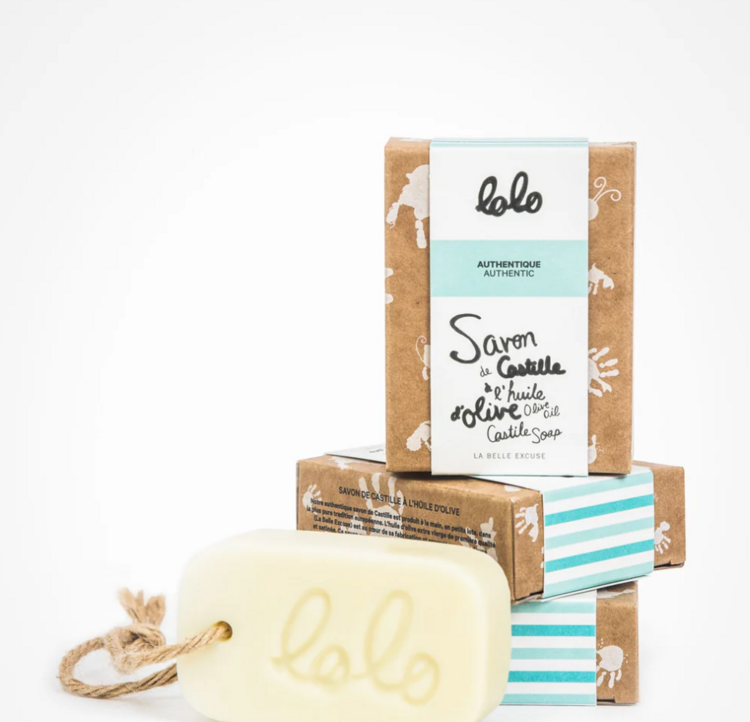 LOLO | Savon de Castille à l'Huile d'Olive Authentique - 90g
