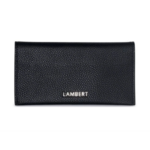 LAMBERT | Le Mila - Protège Carnet de Santé en Cuir Vegan - Noir