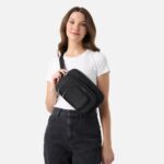 LAMBERT | Le Annika - Sac de maternité 2-en-1 en nylon recyclé - Noir