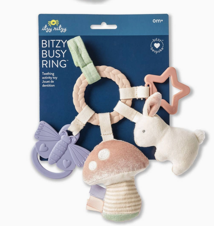 ITZY RITZY | Jouet d'Activité Bitzy Busy Ring - Lapin