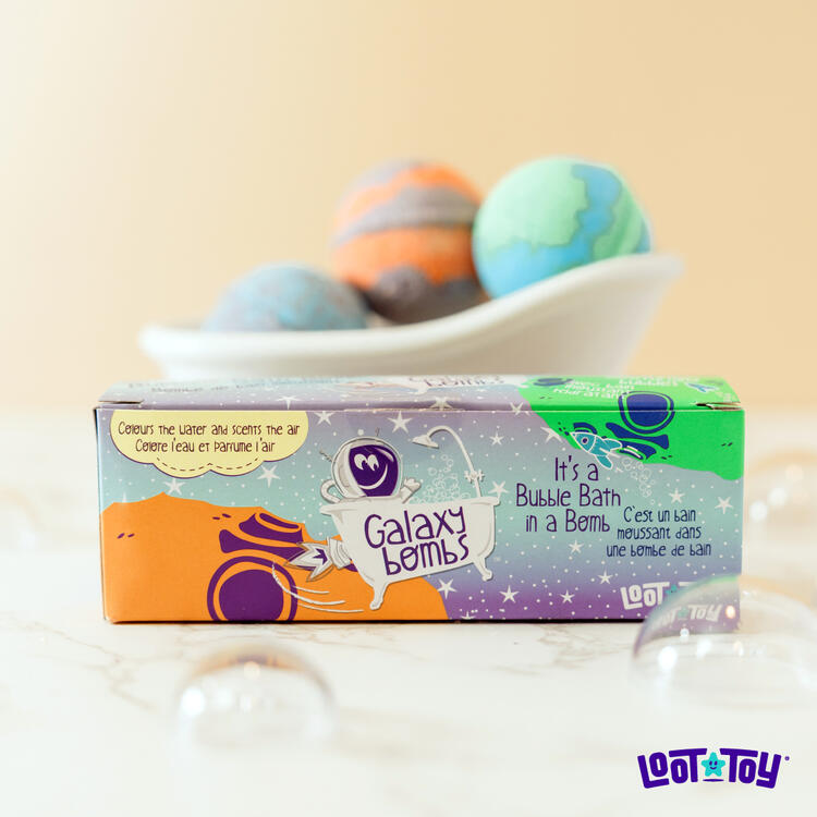 LOOT TOY | Bombe de Bain Galaxy - Paquet de 3
