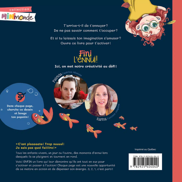 MINIMO | Fini l’ennui! - Un livre interactif pour nourrir l'imaginaire