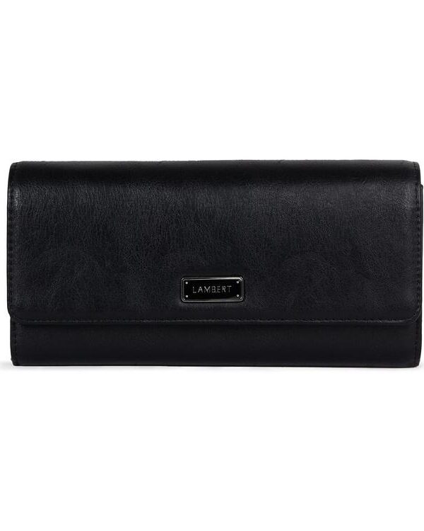 LAMBERT | Le Suzy - Portefeuille en cuir vegan - Noir