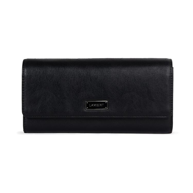 LAMBERT | Le Suzy - Portefeuille en cuir vegan - Noir