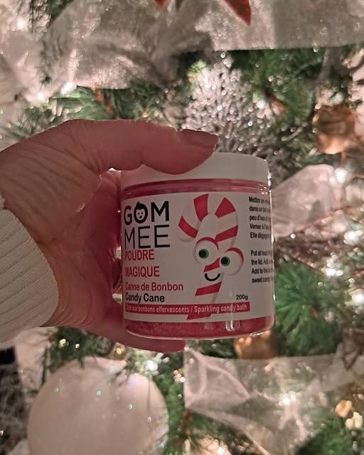 GOM-MEE | Poudre Magique - Canne de noel