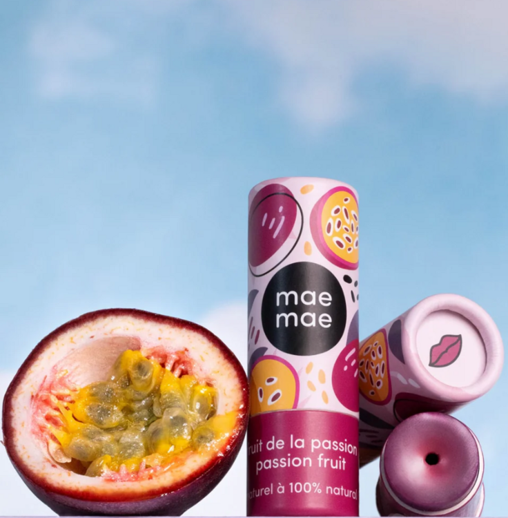 MAE MAE | Baume à Lèvres Teinté - Fruit de la passion