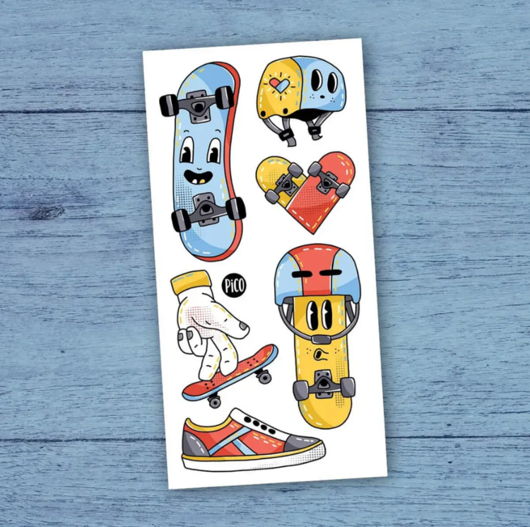 PiCO | Tatouage Temporaire - Les planches en folie
