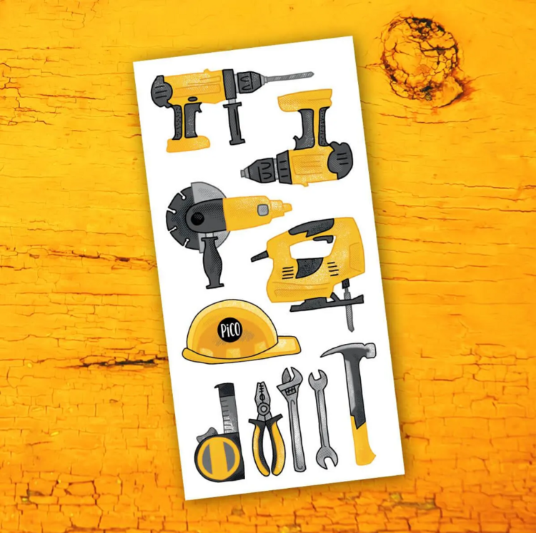 PiCO | Tatouage Temporaire - Les outils de construction
