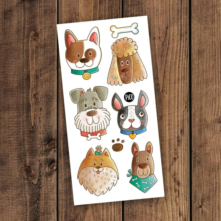 PiCO | Tatouage Temporaire - L'escouade canine