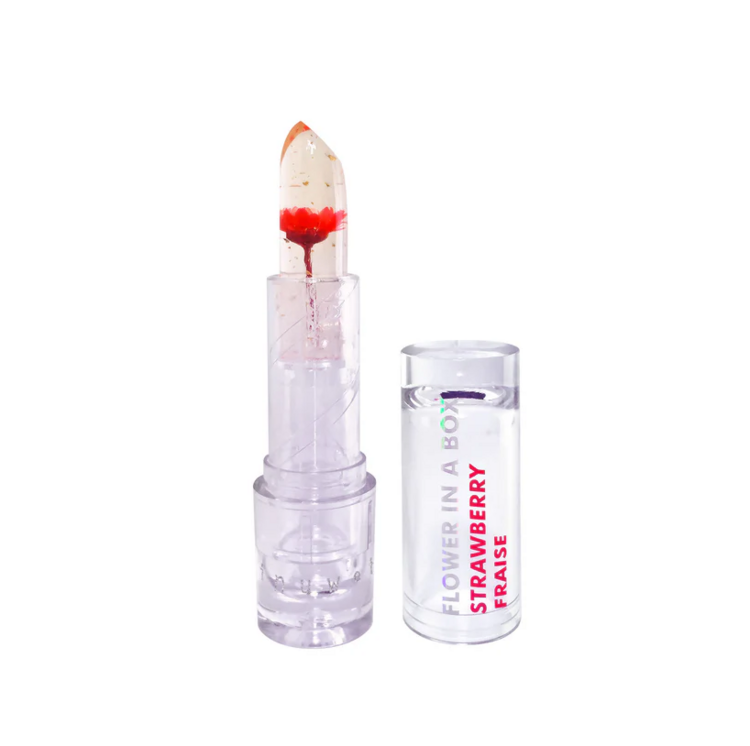 INUWET | Rouge à Lèvres Brillant - Flower-in-the-box à la fraise