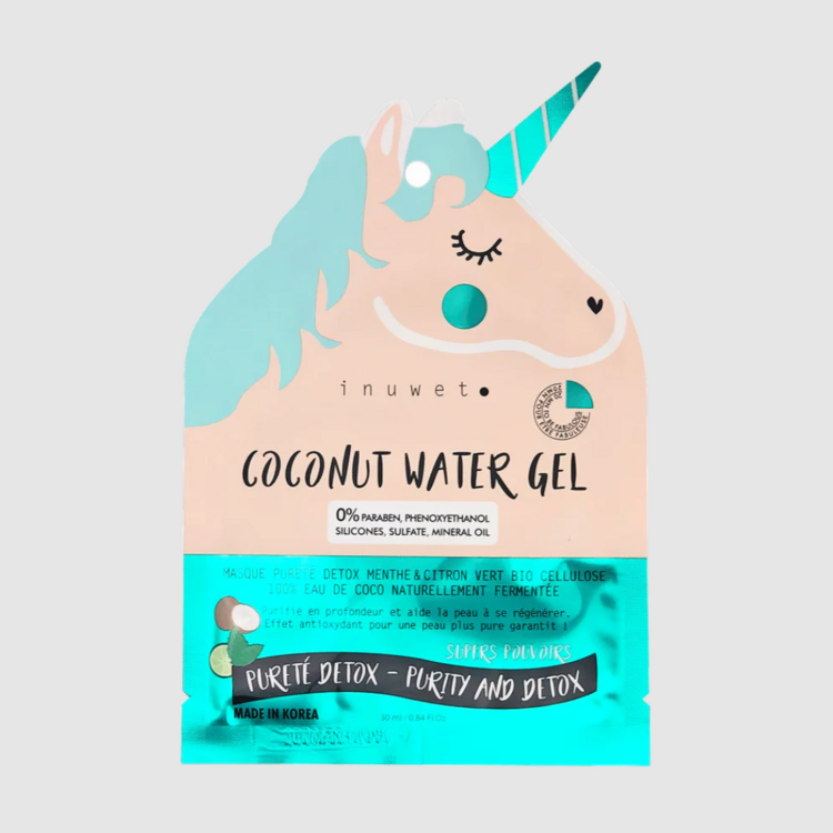 INUWET | Masque Visage Biocellulose - Pureté
