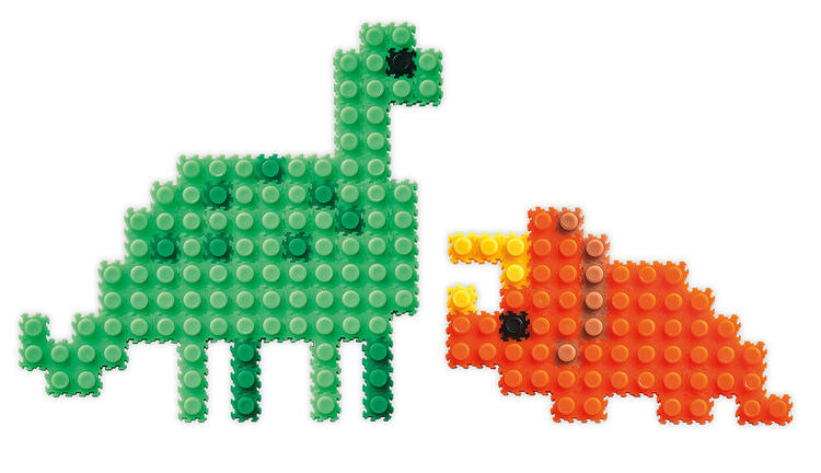AUZOU | Mon Coffret d'Artiste - Mes dinosaures en pixels