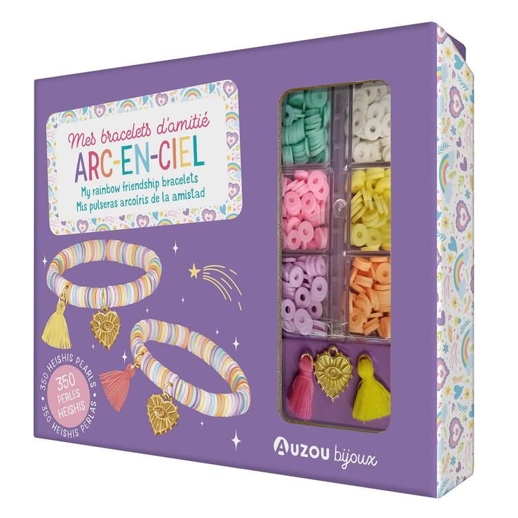 AUZOU | Mes Bracelets d'Amitié - Arc-en-ciel