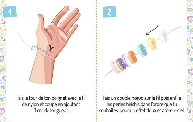 AUZOU | Mes Bracelets d'Amitié - Arc-en-ciel