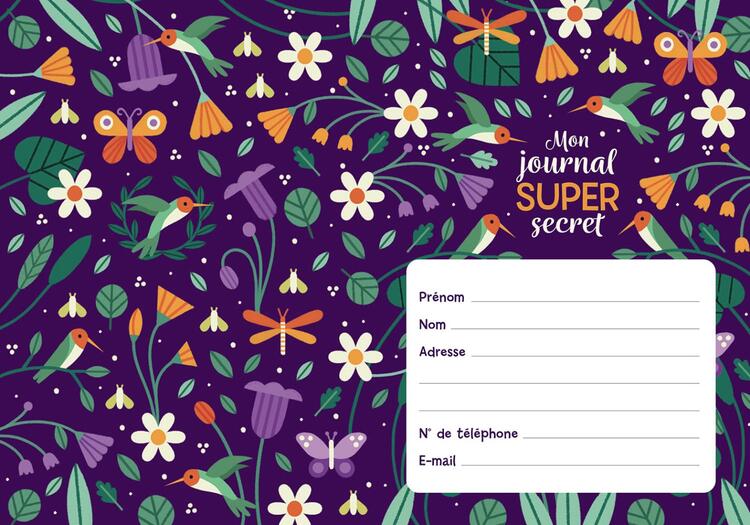 AUZOU | Mon Carnet Secret - Mon journal super secret - Stylo à encre invisible