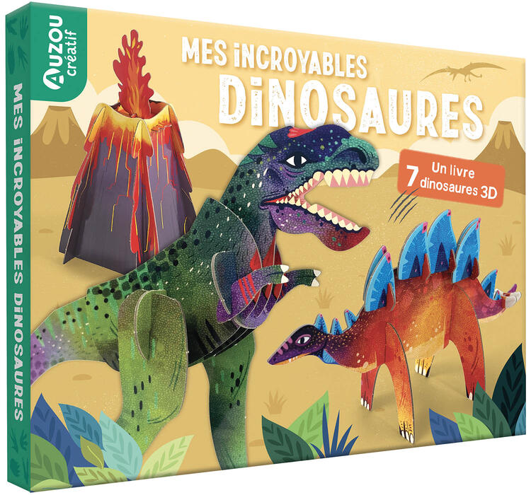 AUZOU | Mon Coffret d'Artiste - Mes dinosaures à construire