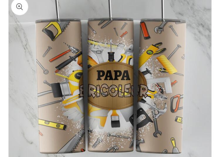 MOJITOSBABY | Tasse Isotherme - Papa bricoleur