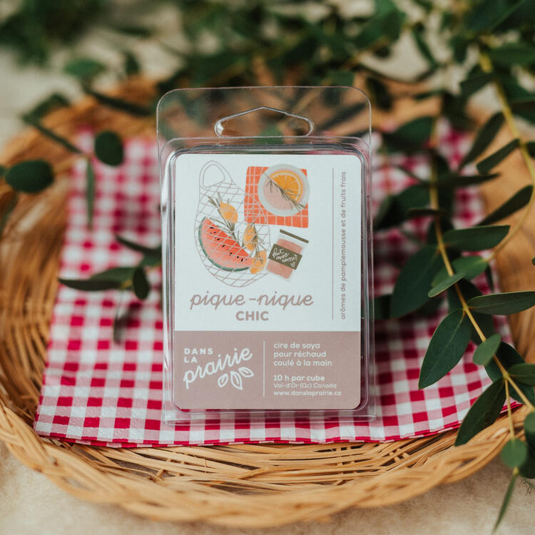 DANS LA PRAIRIE | Cubes de Cire - Pique-nic chic