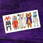 PICO | Tatouage temporaire - Les animaux costumés