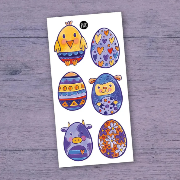 PiCO | Tatouage temporaire - Animaux de pâques