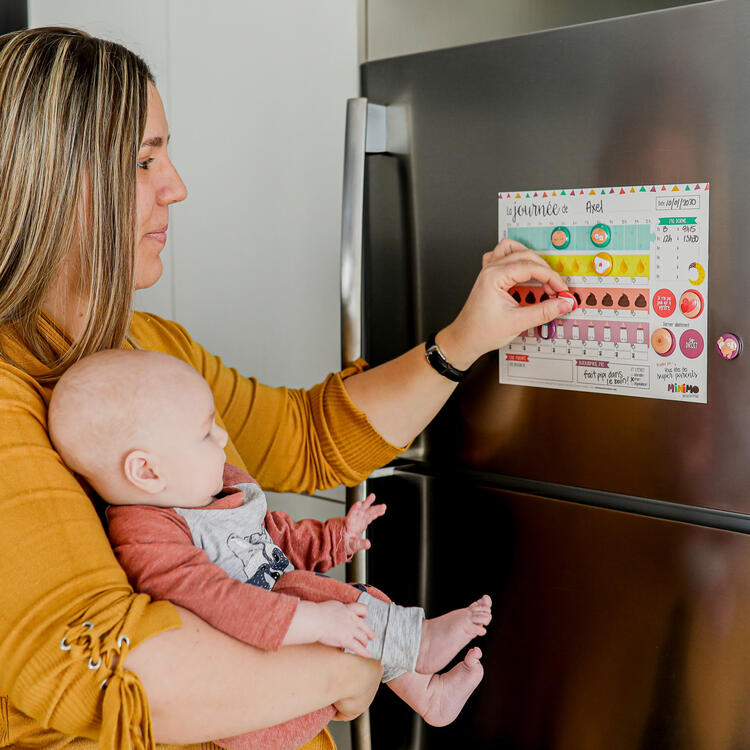 MINIMO | Calendrier de Suivi - La journée de bébé