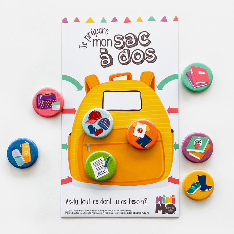 MINIMO | Aide Mémoire - Dans mon sac à dos