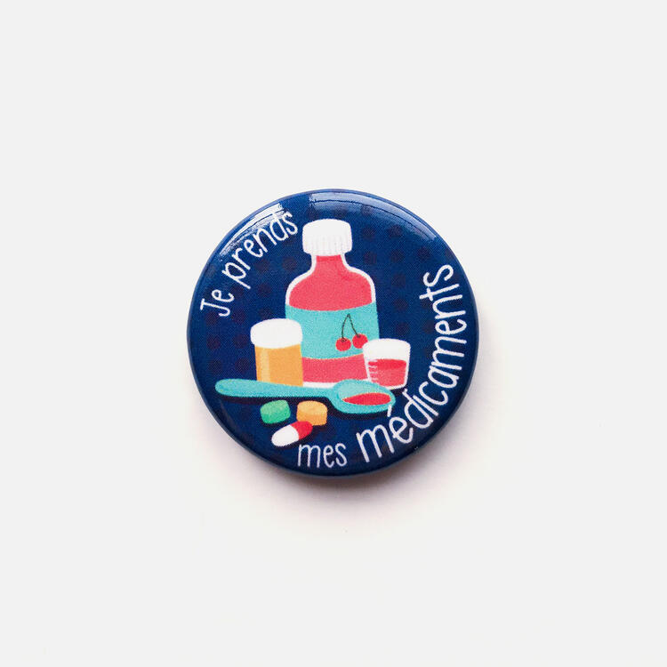 MINIMO | Aimant unitaire - Je prends mes médicaments