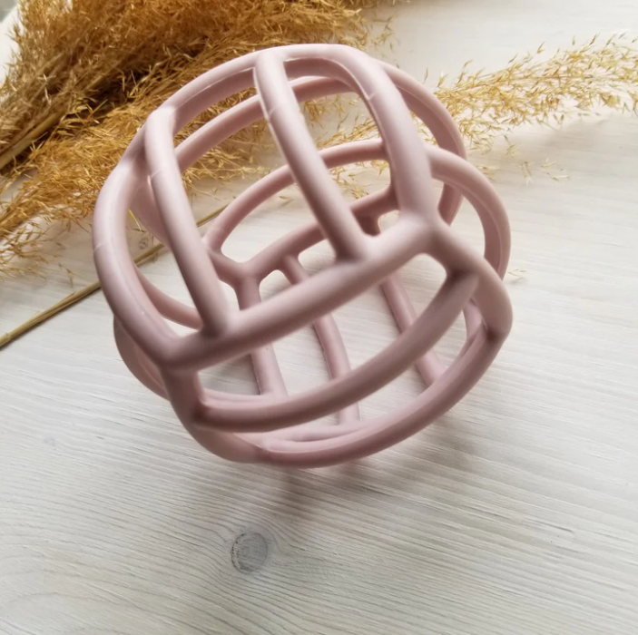CRÉATION JADE | Balle Sensorielle de Dentition - Blush