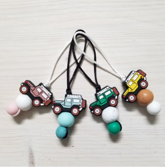 CREATION JADE | Zip à Fermeture Éclair - Jeep rose