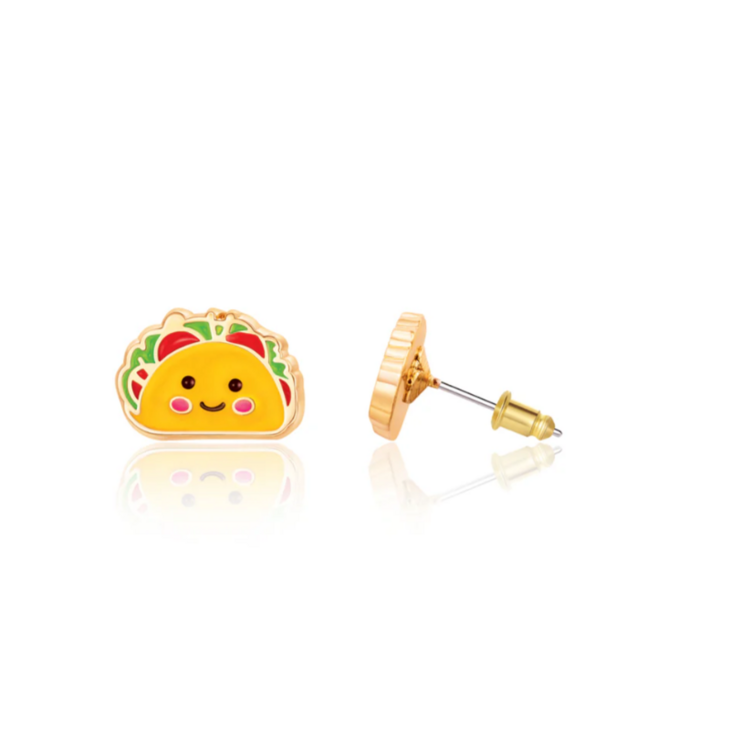 GIRL NATION | Boucles d'Oreilles en Émail - Tacos