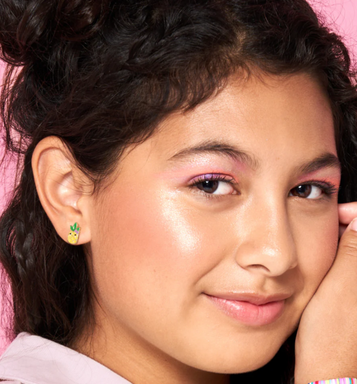 GIRL NATION | Boucles d'Oreilles en Émail - Ananas