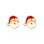 GIRL NATION | Boucle d'oreille en émail - Père noel