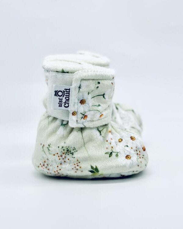 BEBE Ô CHAUD | Pantoufles à Velcro - Marguerite (24-36 mois)