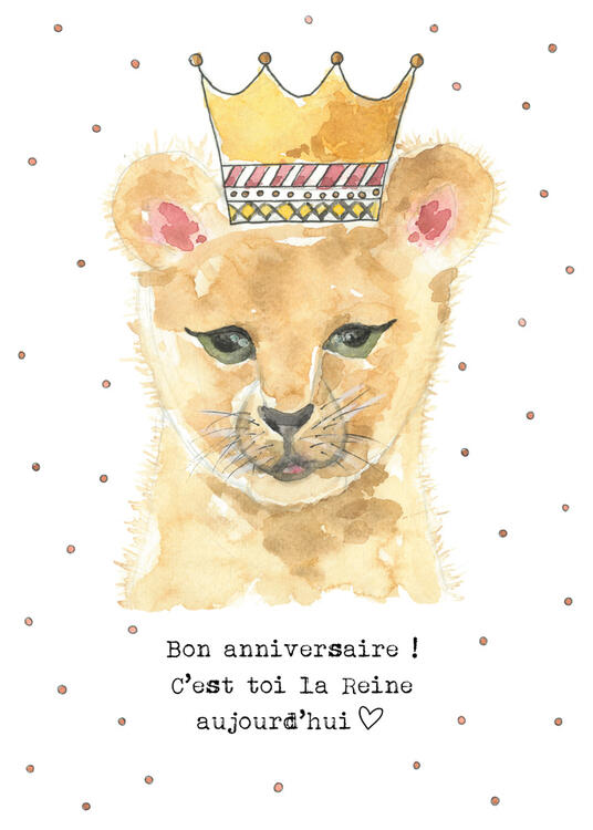 STÉPHANIE RENIÈRE | Carte de souhait - LIONEL 02
