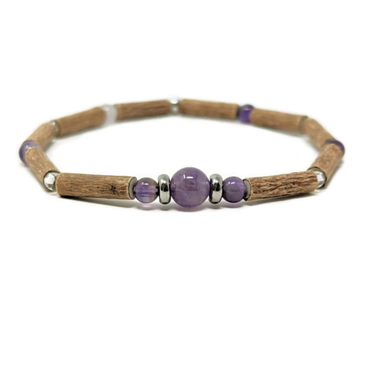 PUR NOISETIER | Bracelets 6" - Améthyste