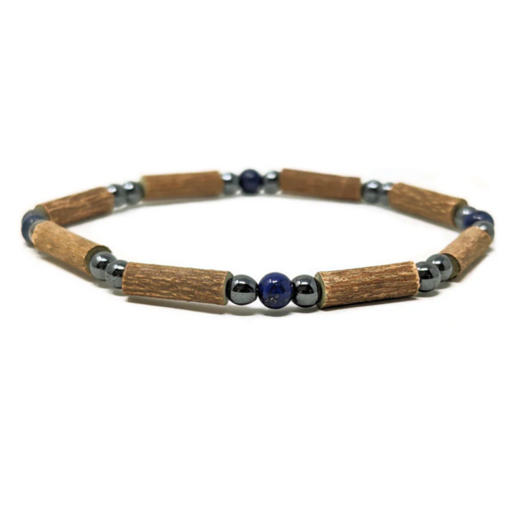 PUR NOISETIER | Bracelets 6" - Lapis lazuli