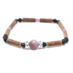 PUR NOISETIER | Duo de Bracelets 8" - Améthyste violet