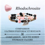 PUR NOISETIER | Duo de Bracelets 8" - Rhodochrosite
