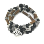 PUR NOISETIER | Collier Diffuseur 22" - Jaspe picasso