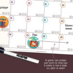 MINIMO | Calendrier Mensuel Vertical