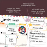 MINIMO | Calendrier Mensuel Vertical