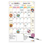 MINIMO | Calendrier Mensuel Vertical