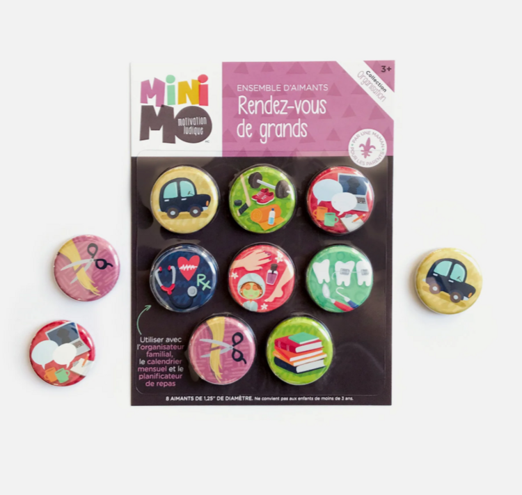 MINIMO | 8 Aimants - Rendez-vous de grands