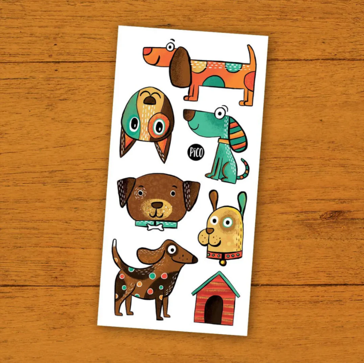PiCO | Tatouage Temporaire - Les chiens coquins