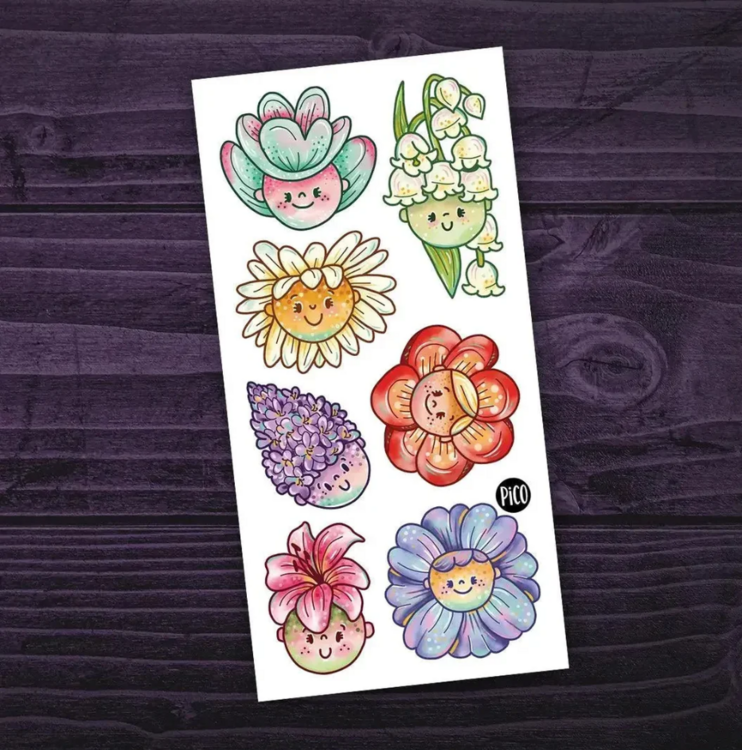 PiCO | Tatouage Temporaire - Les filles-fleurs
