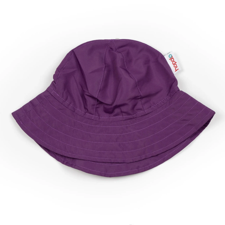 HOPALO | Chapeau Soleil UV 50+ pour 4-6 ans - Prune
